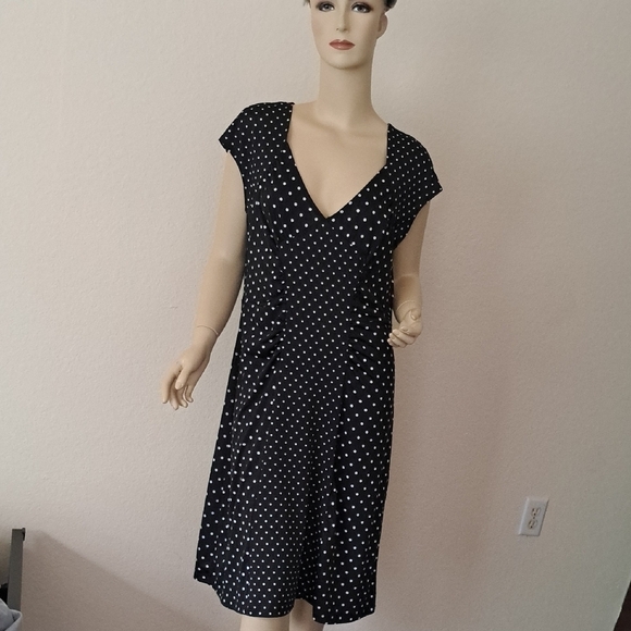 .mark Dresses & Skirts - Black Polka Dot Dress